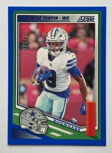 2025 Panini Score KaVontae Turpin Blue /250 - Imagen 1 de 2