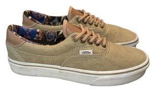 Vans Era 59 C&L Cornstalk Tawny Canvas Skater Sneakers Shoes Womens 8.5 Mens 6 - Picture 1 of 8