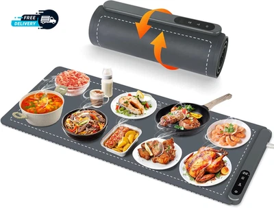Alfombra de calentamiento para alimentos, bandeja de calentamiento eléctrica (Xxl 36"X16") Foto 1 de 4