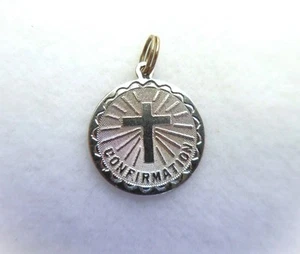 Vintage Confirmation Sterling Silver Charm 1971 - Picture 1 of 3