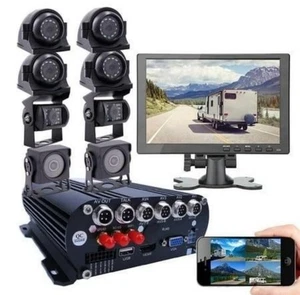 JOINLGO 8CH GPS WIFI 4G 1080N HDD Auto DVR MDVR Videoaufnahme Echtzeit Monitor - Bild 1 von 4