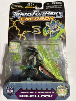Transformers Energon  Terrorcon CRUELLOCK MOSC with Mini Comic Book - Image 1 of 2
