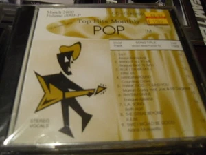 TOP HITS MONTHLY POP KARAOKE CD+G MARCH 2000 VOL 0003-P SEALED - Picture 1 of 1