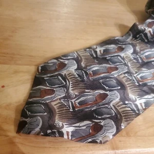 J Garcia multicolored artistic Necktie Standard Legnth - Picture 1 of 6