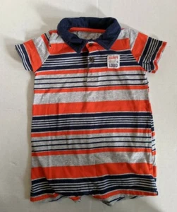 Just One You Baby Boy Little Boy Stripe Romper 18 months - Picture 1 of 6