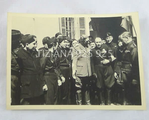 FOTO FARINACCI GENERALE GRAZIANI MILITARE 1938 CREMONA FASCISMO - Picture 1 of 2