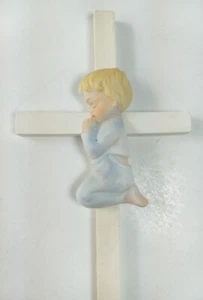 Kinderkreuz römische Marke beten Taiwan Vintage Zimmerdeko 7 Zoll - Bild 1 von 16