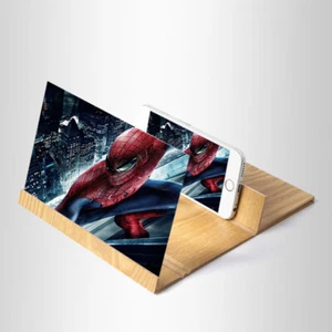 Folding Mobile Phone Video Screen Amplifier 12 Inch 3D Magnifier Stand Bracket - Picture 1 of 3