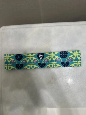 Diadema Ivivva by Lululemon Estampado Floral Flor Azul Turquesa Foto 1 de 3