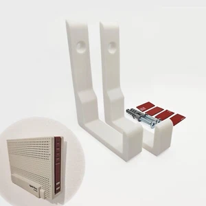 AVM Router Wandhalterung für Fritzbox 6690 6591 6590 Cable inkl. Klebepads - Bild 1 von 4