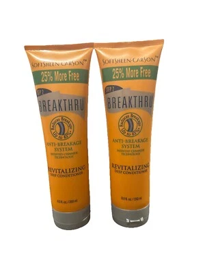 X2 Soft Sheen Breakthru CERAMIDE Revitalizante Acondicionador de Cabello Profundo 8.5 OZ Nuevo Foto 1 de 2