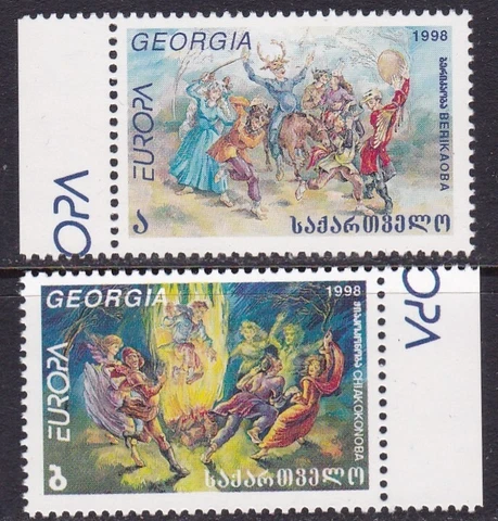 GEORGIA #199-200 MNH FAIRY TALES (EUROPA CEPT 1998) Cover