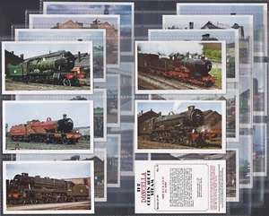 PLAYERS DONCELLA-FULL SET- GOLDEN AGE OF STEAM 1976 (T24 CARDS) EXCELLENT+++ - Picture 1 of 1