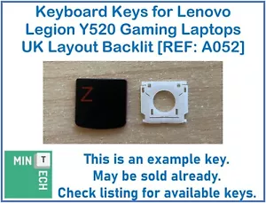 Keyboard Keys for Lenovo Legion Y520 Gaming Laptops UK Backlit [REF: A052] - Picture 1 of 11