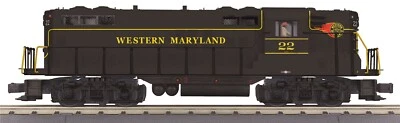MTH PREMIER 20-21745-1 WESTERN MARYLAND WM GP7 DIESEL ENGINE PS3  O SCALE - NEW - Image 1 of 4