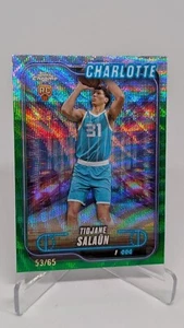 2024-25 Topps Chrome Basketball Tidjane Salaun RC #148 Green Wave /65 - Bild 1 von 2