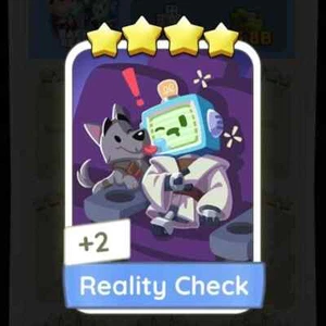 Reality Check Monopoly_Go_4 Stars Sticker ⭐⭐⭐⭐ - FAST DELIVERY !!! - Picture 1 of 2