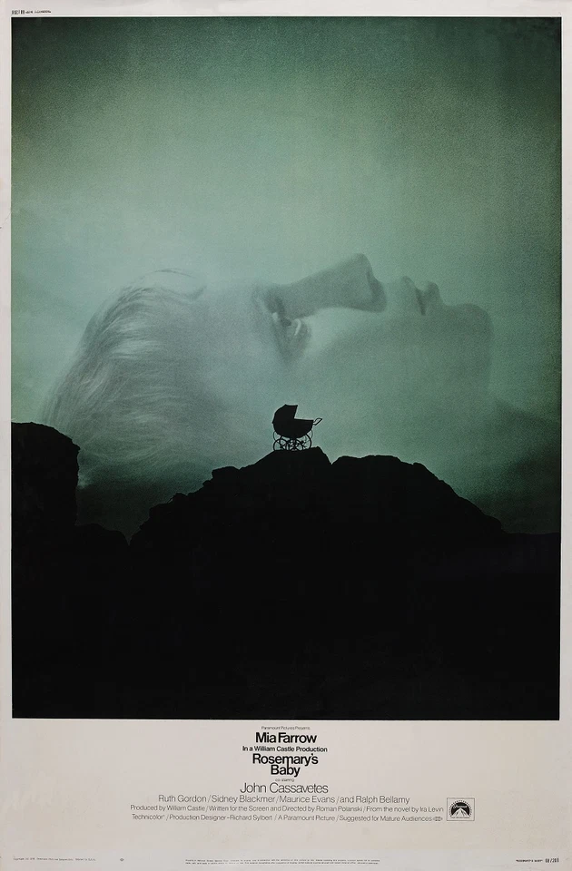 Rosemary's Baby movie poster print : Mia Farrow - 11 x 17 inches