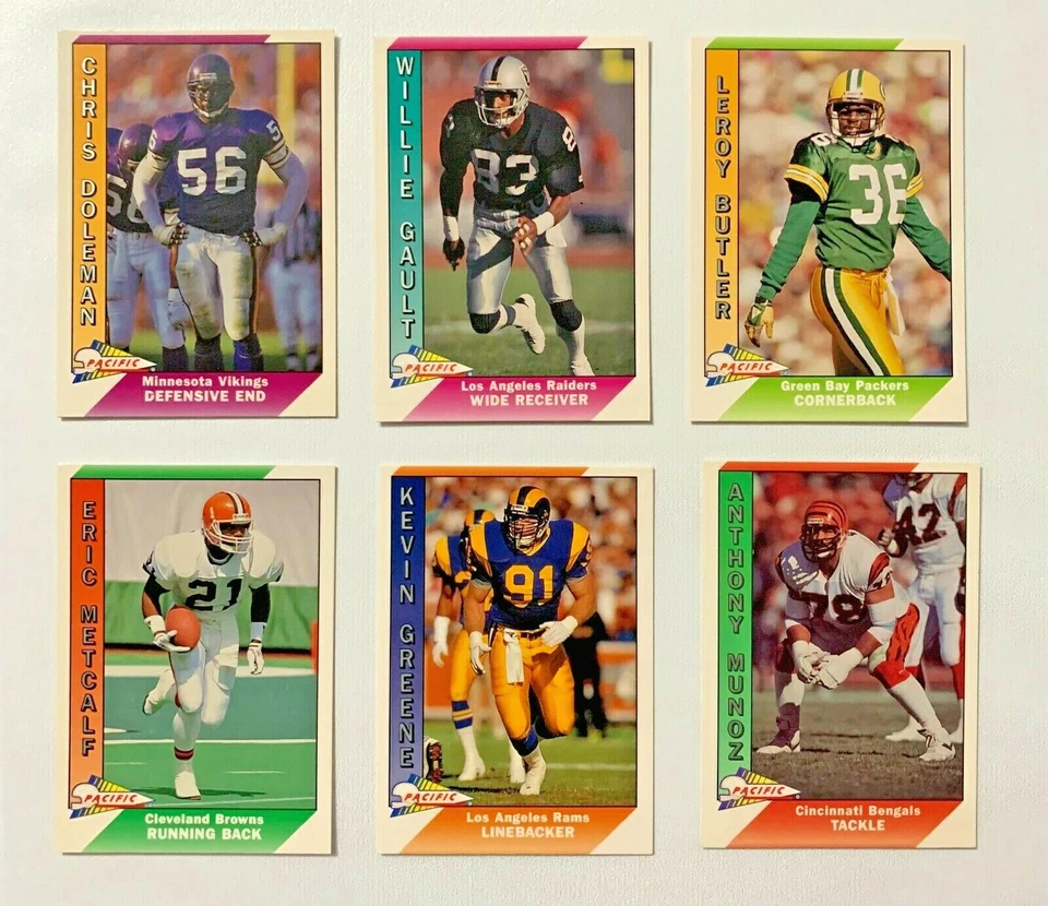 1991 Pacific Football Cards You Pick Singles -- Complete Your Set - Image 1 of 1