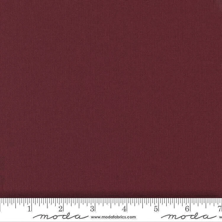 Moda Fabrics 9900 18 BELLA SOLIDS " BURGUNDY "BTY - Image 1 of 1