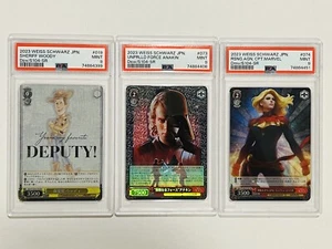 Weiss Schwarz Disney 100 - Woody, Captain Marvel & Anakin Skywalker SR PSA 9 (3) - Picture 1 of 8