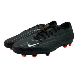 Nike Phantom GX Club FG/MG Soccer Cleat Black Orange DD9483-010 - Men's Size 9.5 - Picture 1 of 7