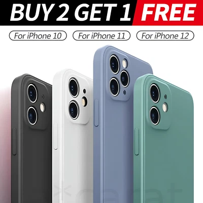 For iPhone 16 15 14 13 12 11 Pro Max XS X 8 7 SE Silicone Case Camera Lens Cover - Image 1 of 4