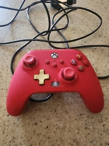 Microsoft Xbox One Power A Controller Model 1518810-02 Red - Picture 1 of 2