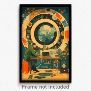 Russian Movie Poster - Cool Washing Machine (Russia Retro Film Art Print) - Picture 1 of 1