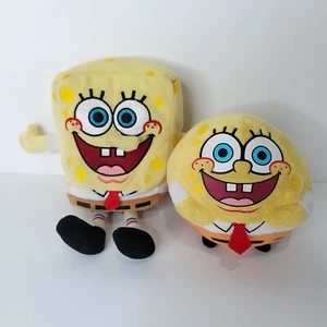 Ty Beanie Babies SpongeBob SquarePants Beanie Ball And Plush Toy 8in Lot of 2 - Picture 1 of 6