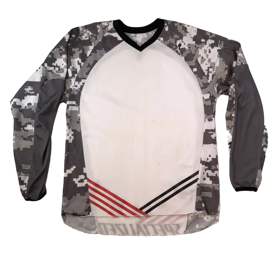 Jersey de descenso Specialized BMX malla blanca para hombre talla mediana camuflaje Foto 1 de 4