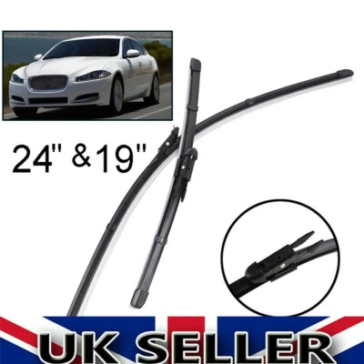 For Jaguar XF 2008 2009 2010 2011 2012 13 2.2d 2.7TD 3.0d V6 Front Wiper Blades - Image 1 of 4