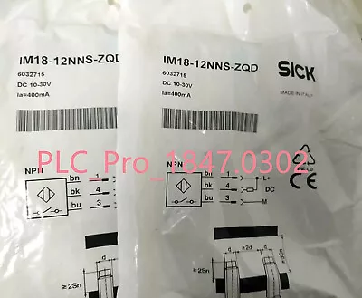 1PCS Brand New SICK IM18-12NNS-ZQD Proximity Switch Sensor  Fast delivery - Image 1 of 4