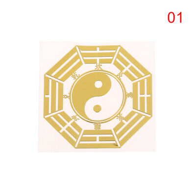 Five Emperors' Money Dissolves Door To Door Eight Trigrams Metal Stickers BII • 2.67€
