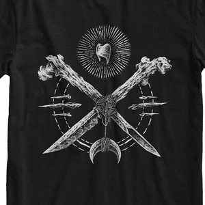 Gothic Bones Shirt, Strega Fashion, Gothic Clothes, Occult Outfit, Wicca Top, Al - Picture 1 of 3