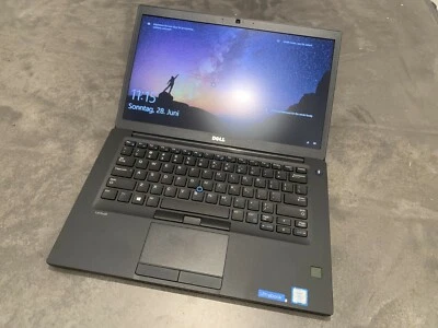 Dell LATITUDE 7480 Core I7 7600U 8GB RAM 256GB SSD Win 10 WebCam Bluetooth NFC - Imagen 1 de 4