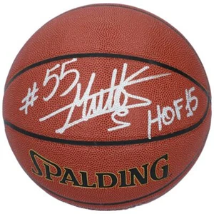 Dikembe Mutombo HOF 15 Inscription Autographed Indoor/Outdoor NBA Basketball - Picture 1 of 1