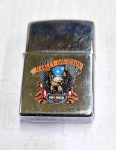 HARLEY DAVIDSON ACCENDINO ZIPPO ORIGINALE AMERICANO VINTAGE ZIPPO LIGHTER - Foto 1 di 4