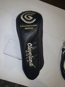 Cleveland Launcher 400 Driver HEADCOVER - Cubierta de cabeza negra y blanca - Imagen 1 de 2