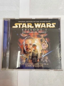 Star Wars The Phantom Menace Episodio 1 Película Banda Sonora CD 1999 209g - Imagen 1 de 4