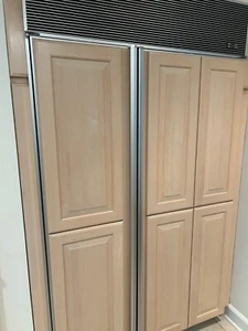 Sub-Zero 48" IC24RLH/IC24FI Refrigerator Freezer Columns Custom Panel - Picture 1 of 4