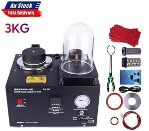 3in1 Jewelry Lost Wax Cast Combination Vacuum Investing Casting Melting Machine - Picture 1 of 13