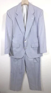 Stylish Vintage Haspel Cotton Pincord Suit Set - 41R Blazer & 33" Waist Trousers - Picture 1 of 15