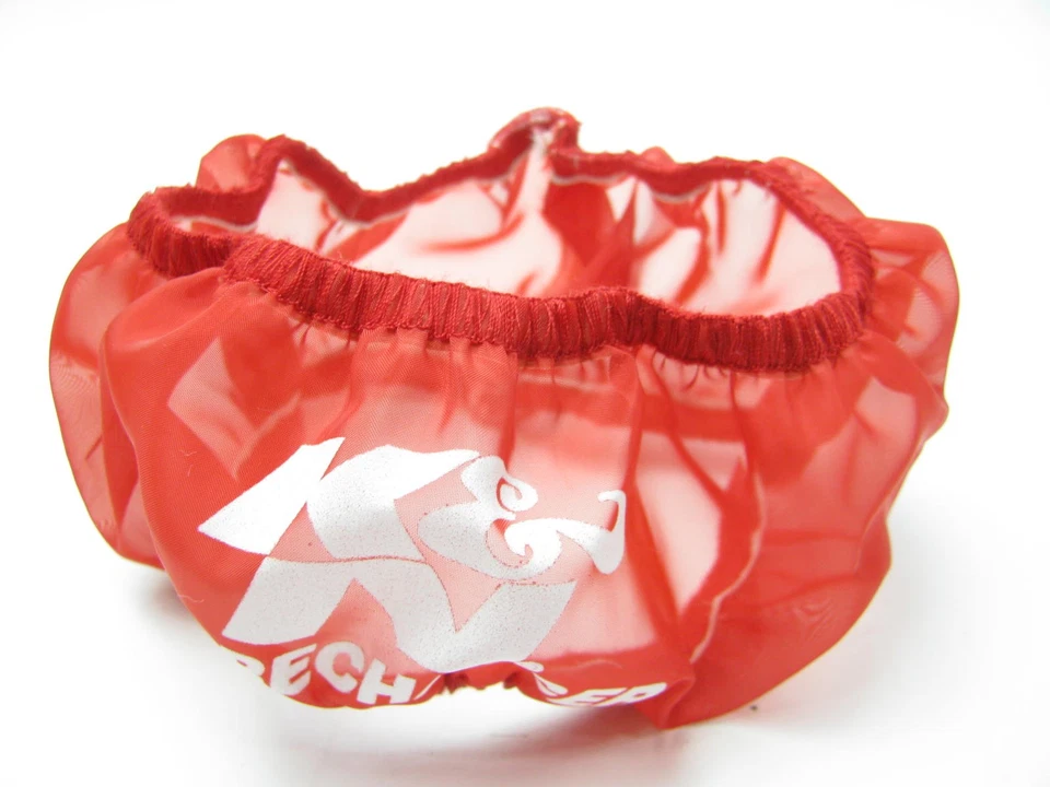 K&N E-3360PR Air Filter Wrap PreCleaner Foam Red Round 14.00" Diameter X 6.00" H - Image 1 of 1