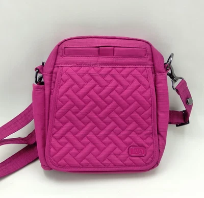 Bandolera Lug RFID Convertible - Aleta Cepillada Orquídea Foto 1 de 4