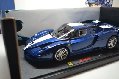 HOTWHEELS ELITE - FERRARI FXX - AZUL METALIZADO - COCHE MODELO ESCALA 1/18 - J8247 Foto 1 de 4
