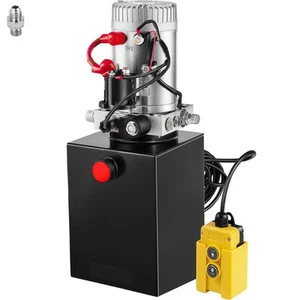6L Hydraulikaggregat Hydraulik Pumpe 12V Volt Funk Hydraulik Auto Pumpe Anhänger - Bild 1 von 12