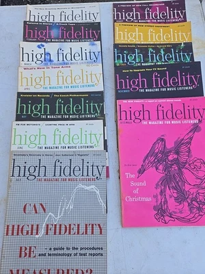 1962 High Fidelity Magazine  Full Year 12 Issues - Image 1 of 4