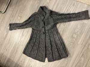 Graue Dicke Strickjacke Von Monari In Gr. 38 - Bild 1 von 4