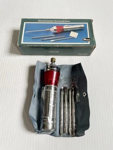 Vintage Illuminated Screwdriver Flashlight Combo Set In Box, Regal Jewelry Co - Picture 1 of 8